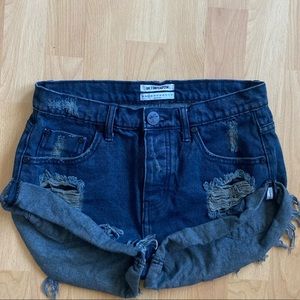 One teaspoon denim shorts